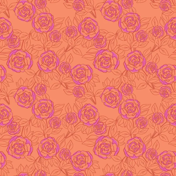 Color Me Pretty - Rosebloom Coral - Andover - 1179O
