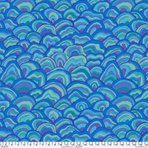 FreeSpirit - Kaffe Fassett August 2024 - Wobble - Blue - PWBM092.BLUE