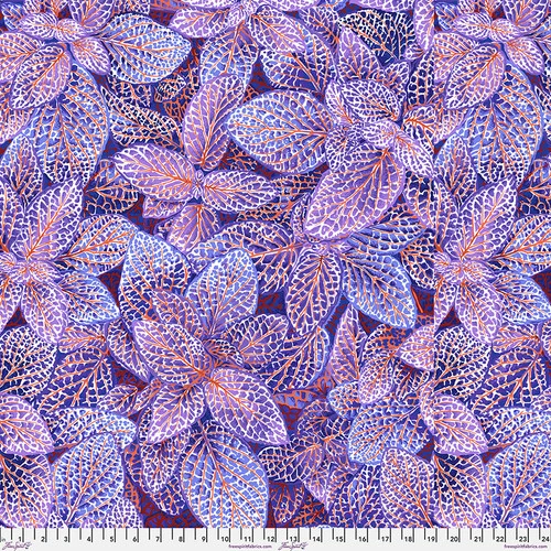 FreeSpirit - Kaffe Fassett August 2024 - Fittonia - Blue - PWPJ129.BLUE