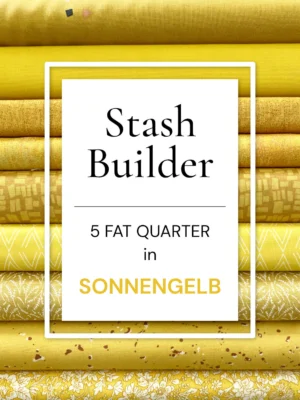 Stash Builder "Sonnengelb" - 5er Fat Quarter Set