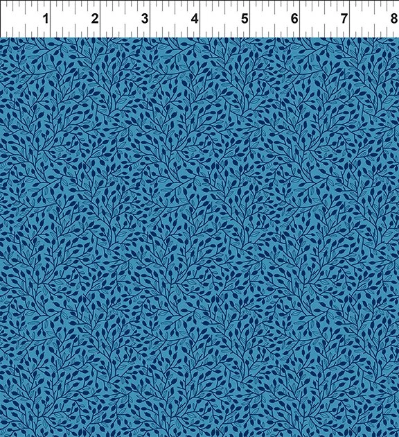 Whimsy 23 Blue - In the Beginning Fabrics - 23WMS3