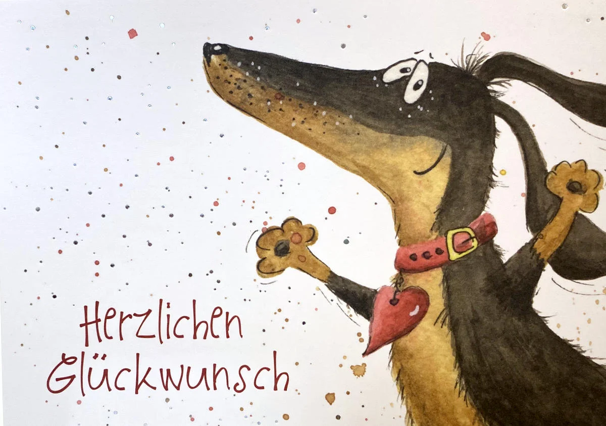 Postkarte - Herzlichen Glückwunsch