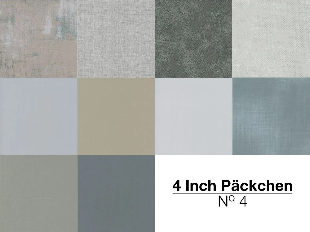 4 Inch Päckchen - 04 - Grau / Taupe