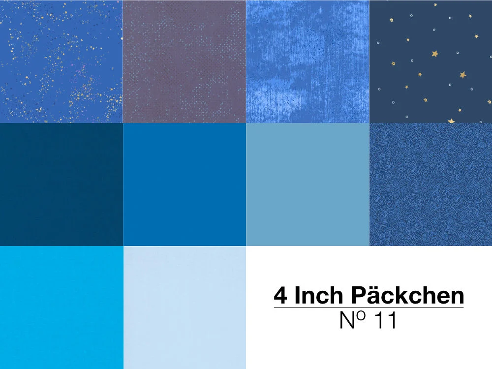 4 Inch Päckchen - 11 - Blau