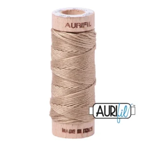Baumwoll-Garn - Aurifil - Floss / 16 m - Sand - 2326