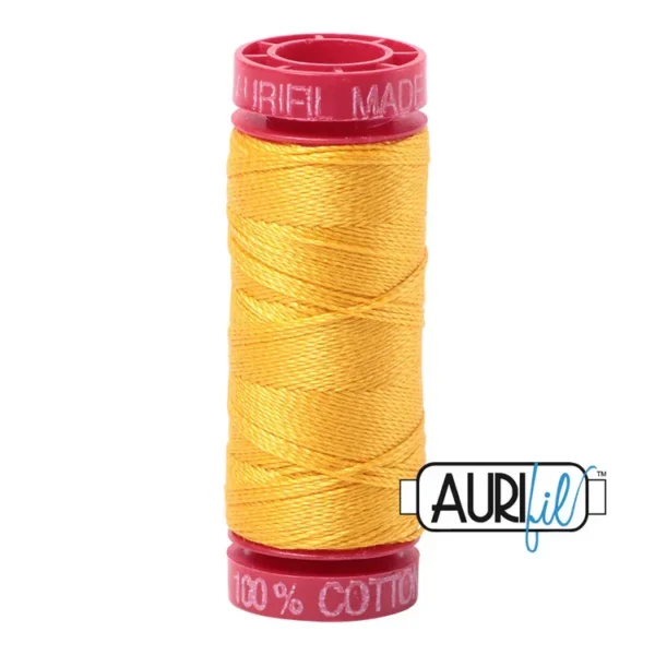 Baumwoll-Garn - Aurifil - 12wt / 50m - Yellow - 2135