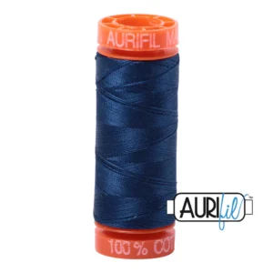 Baumwoll-Garn - Aurifil - 50wt / 200m - Medium Delft Blue - 2783