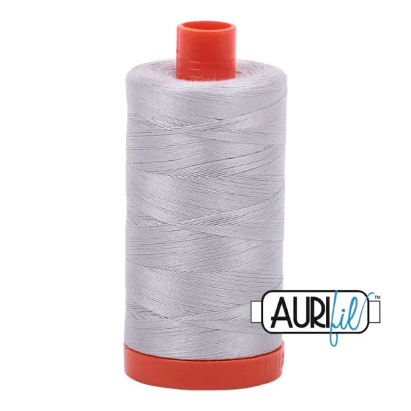 Baumwoll-Garn - Aurifil - 50wt/1300m - Aluminium - 2615