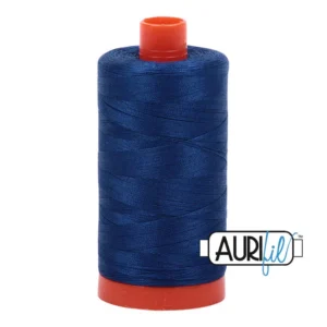 Baumwoll-Garn - Aurifil - 50wt/1300m - Dark Delft Blue - 2780