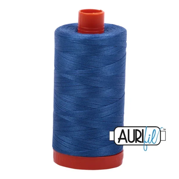Baumwoll-Garn - Aurifil - 50wt / 1300m - Peacock Blue - 6738