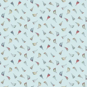 High Tide - Sailaway Light Blue - Makower - 080/B2