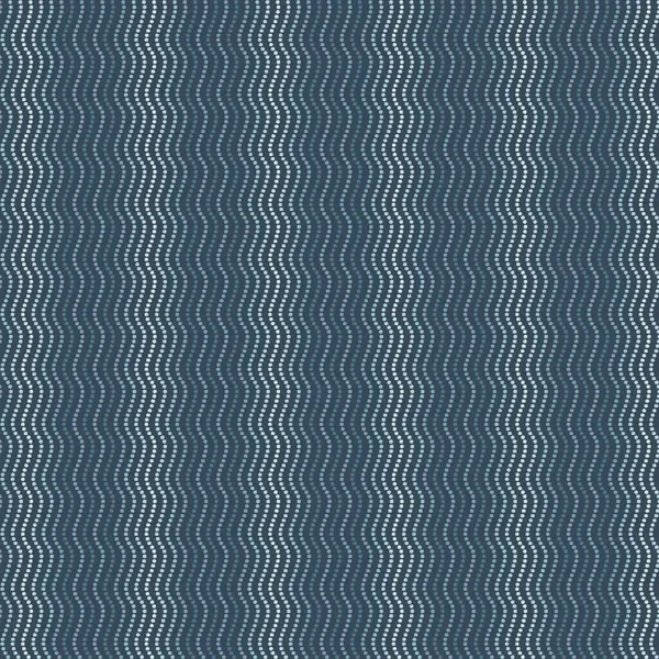 High Tide - Waves Dark Blue - Makower - 082/B8
