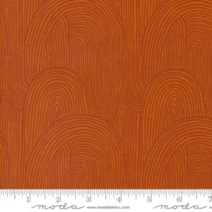 Things Above - Wavy Whirl Rust - Moda Fabrics - 45614 16