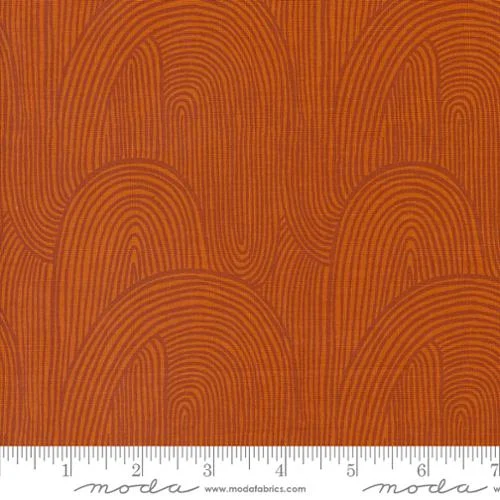 Things Above - Wavy Whirl Rust - Moda Fabrics - 45614 16