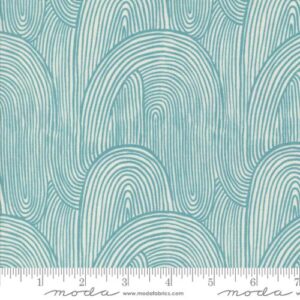 Things Above - Wavy Whirl Teal - Moda Fabrics - 45614 25