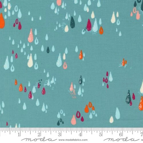 Things Above - Drops Teal - Moda Fabrics - 45617 25