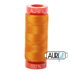 Baumwoll-Garn - Aurifil - 50wt / 200m - Yellow Orange - 2145