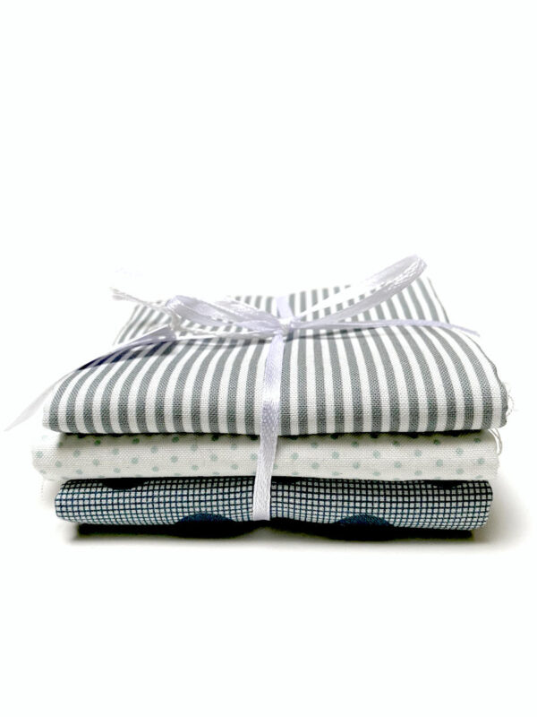 3er Fat Quarter Set "Greenstone"