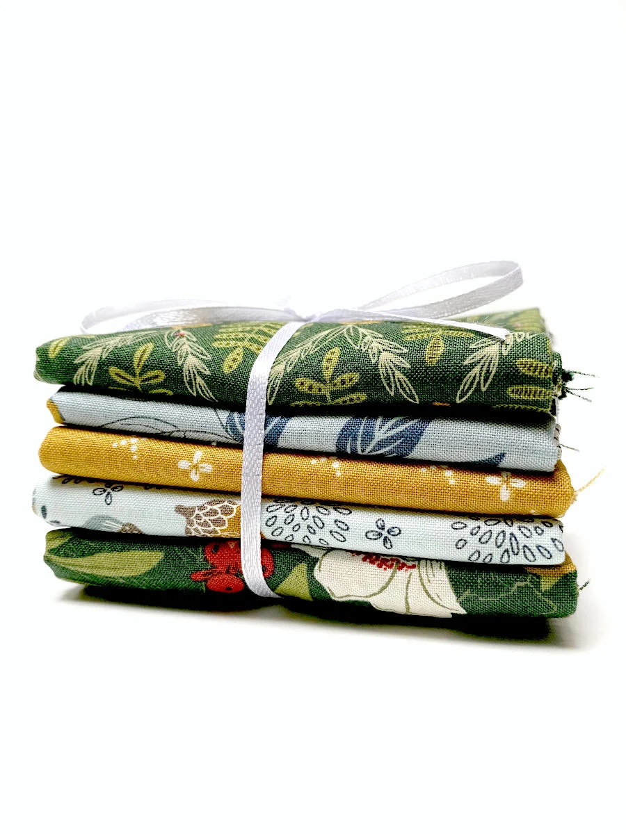 5er Fat Quarter Set "Slow Stroll"