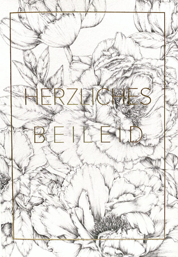 Trauerkarte - Herzliches Beileid - Catherine Lewis