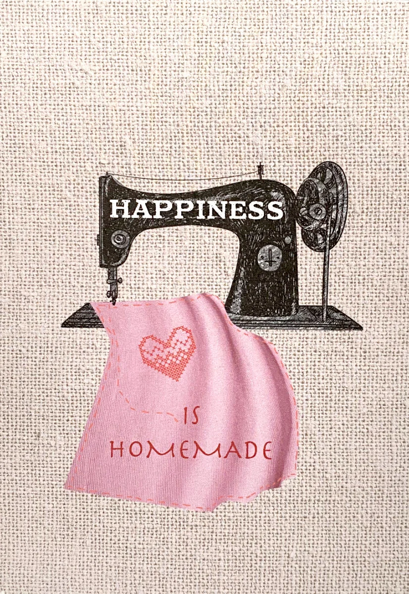 Postkarte - Happiness is Homemade
