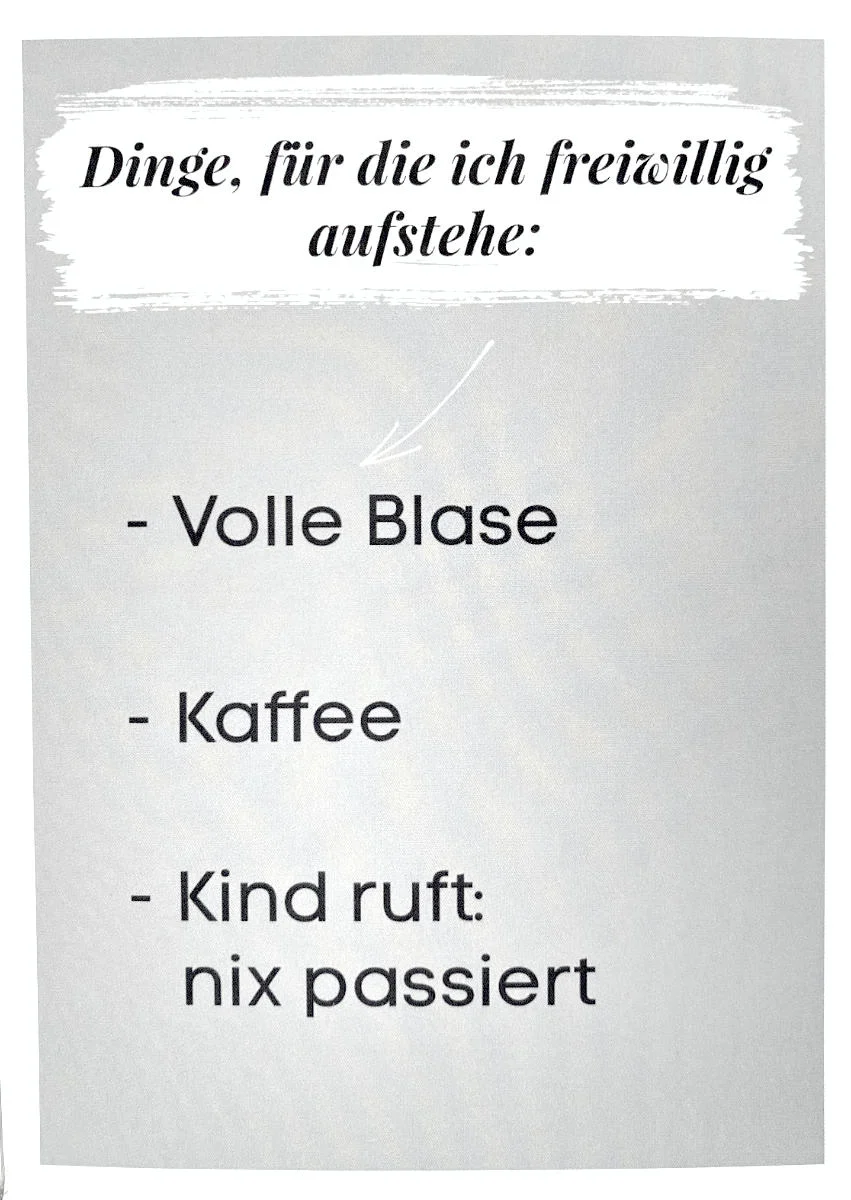 Postkarte - Dinge, für die ich freiwillig aufstehe - 95921