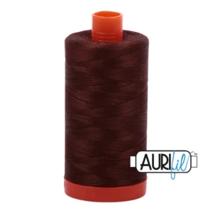 Baumwoll-Garn - Aurifil - 50wt/1300m - Chocolate - 2360