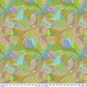 Kaffe Fassett x Morris & Co. - Acanthus Jade - FreeSpirit Fabrics - PWKW006.JADE