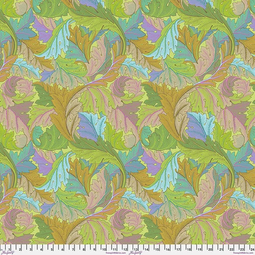 Kaffe Fassett x Morris & Co. - Acanthus Jade - FreeSpirit Fabrics - PWKW006.JADE