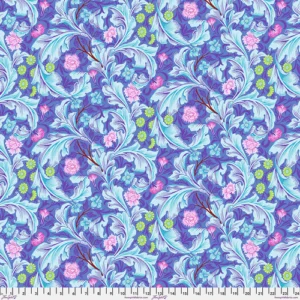 Kaffe Fassett x Morris & Co. - Leicester Cobalt - FreeSpirit Fabrics - PWKW011.COBALT