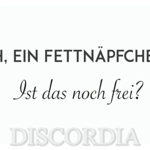 Postkarte - Oh, ein Fettnäpfchen