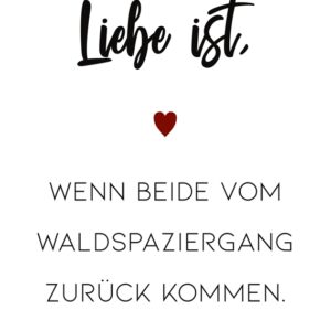 Postkarte - Liebe ist ...