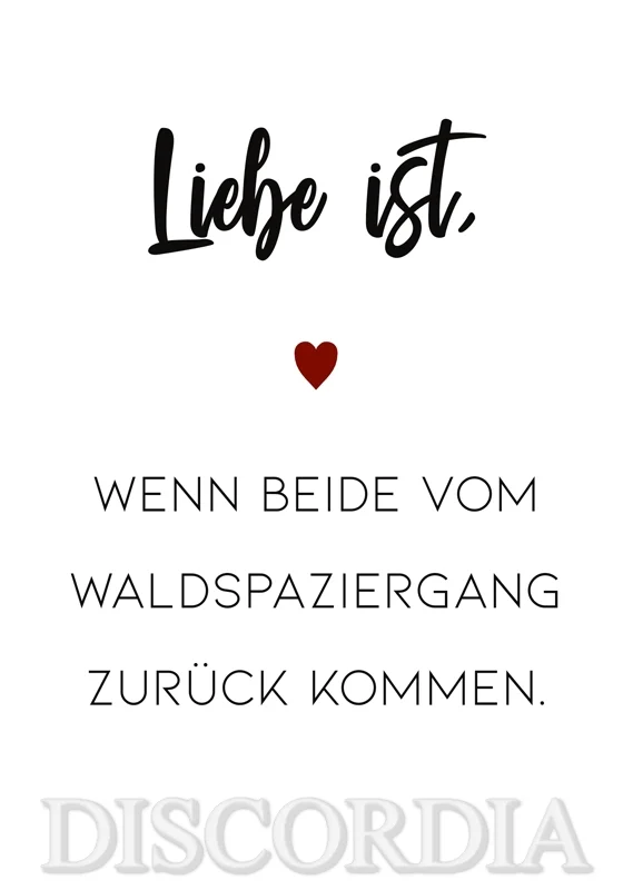 Postkarte - Liebe ist ...