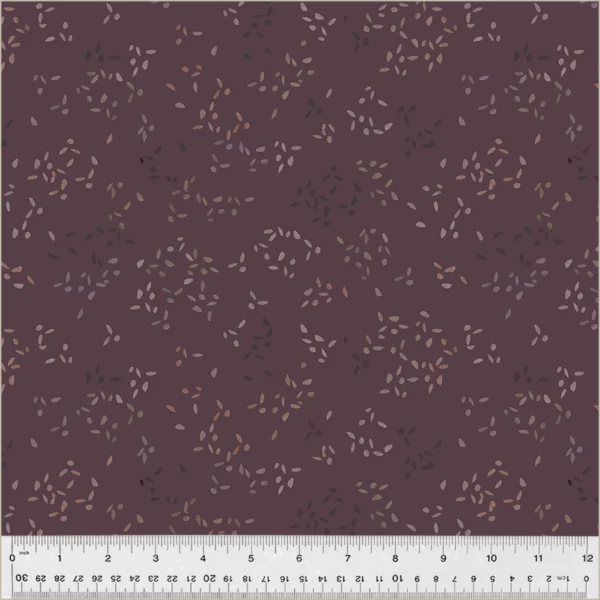 Petal Pixies - Pixie Dust Aubergine - Windham Fabrics - 54279-11