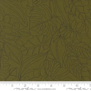 Botany - Monstera Dark Green - Moda Fabrics - 11551 29