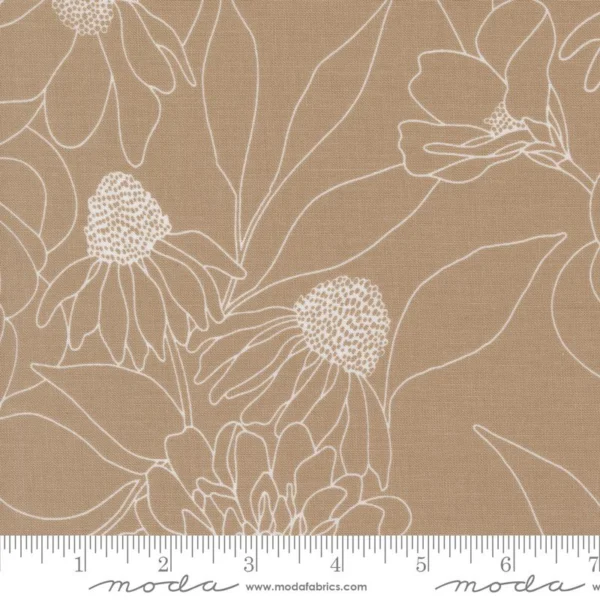 Moda - Botany - Floral Tan - 11557 13