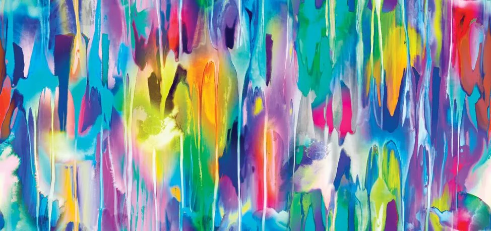 Gradients Euphoria - Dripping Rainbow - Moda Fabrics - 33826 11