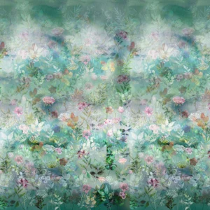 Blush Garden - Dusty Blue - Hoffman Fabrics - W5500-D7