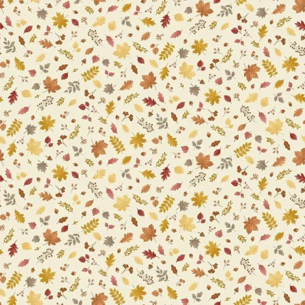 Hello Autumn - Foliage Cascade Cream - Makower - 097/Q