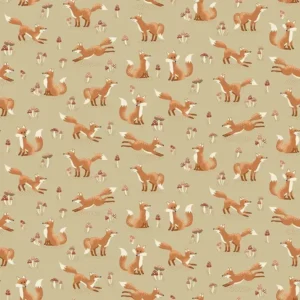 Hello Autumn - Fox Tales Cream - Makower - 098/Q