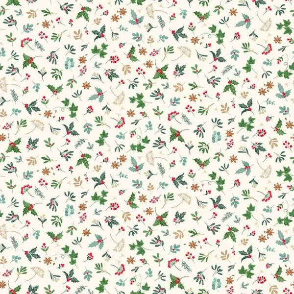 Good Tidings - Sprig Cream - Makower - 105_Q