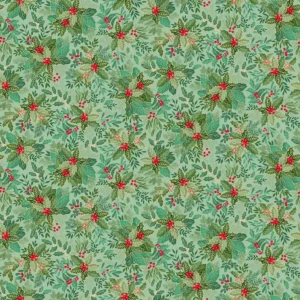 Good Tidings - Holly Bush Mid Green - Makower - 107/G5