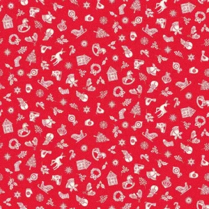 Scandi - Charms Red - Makower - 113-R