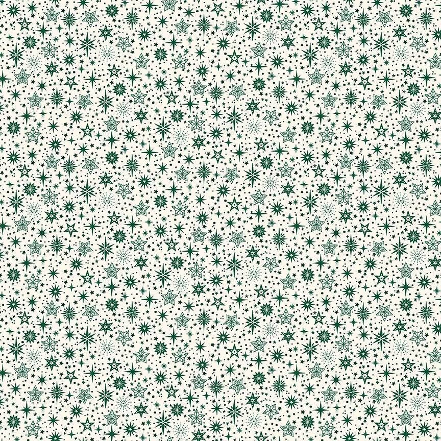 Scandi - Star Green - Makower - 115-G