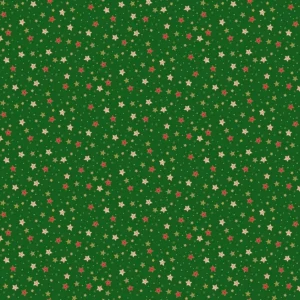 Jolly Saint Nick - Sparkle Green - Makower - 125/G