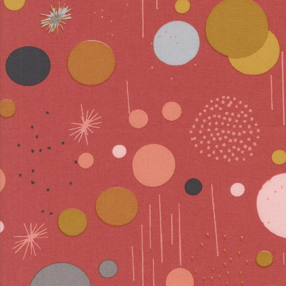 Simply Cozy - Playful Dots Persimmon - Moda Fabrics - Zen Chic - 1890 15