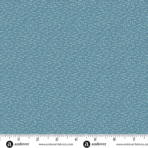 Sewing Bird - Tweed Blueberry - Andover Fabrics - 1619B