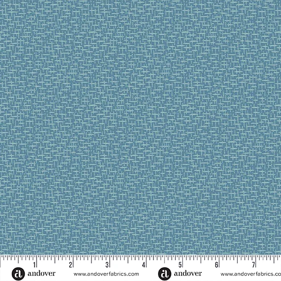 Sewing Bird - Tweed Blueberry - Andover Fabrics - 1619B