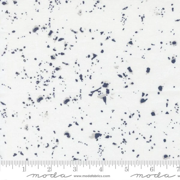 Moda - For My Boys - Splatter Cream Navy - 25154 11