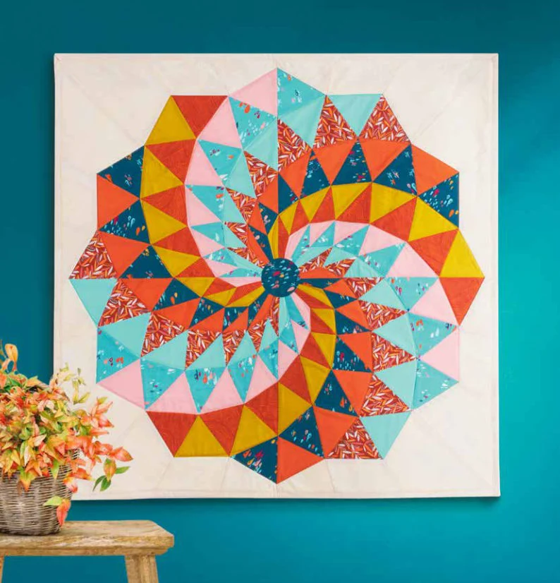 Materialpackung Wandquilt "Herbstwirbel" - Patchwork Magazin 6/25